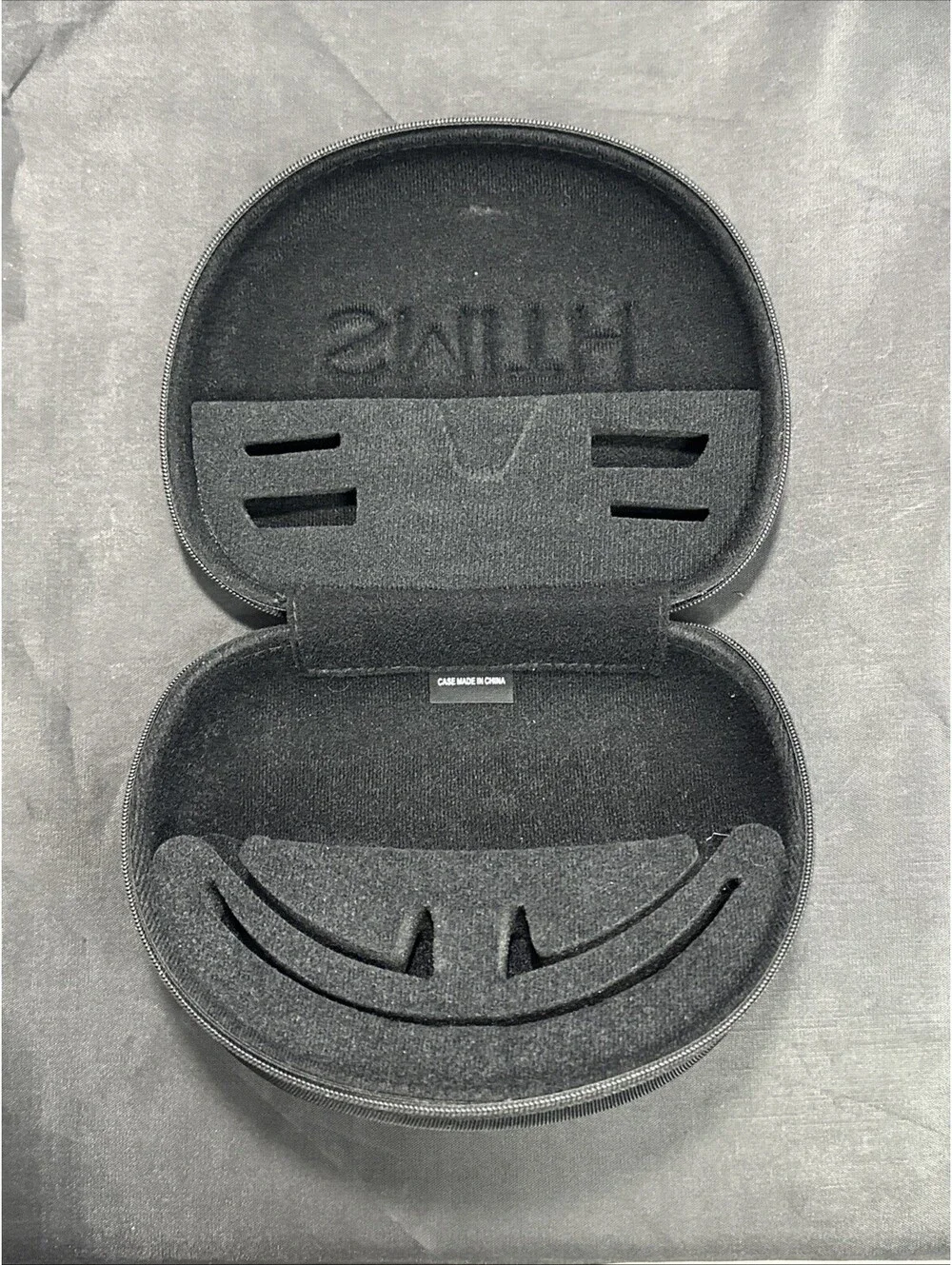 SMITH Optics Black Ballistic Zipper Case Foam Fits Sport Sunglasses CASE ONLY